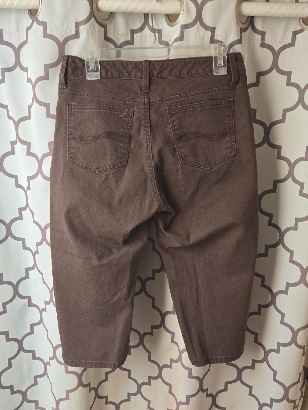 Lee Chocolate Brown Capri Jeans - Picture 2 of 4